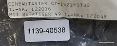 BARTEC Limit Switch 07-1521 EEX Tested 250VAC 5A Max 1250VA 250VDC 0.25A m