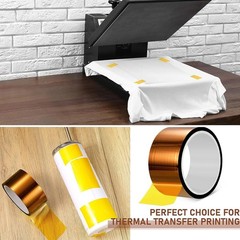 Polyimide Heat Resistant Tape 10/20/25/30mm x 98FT High Temp Sublimation Thermal
