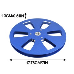 7 Inch Empty Reel 6 Hole Open Reel Sound Tape Reel Opening Machine Part