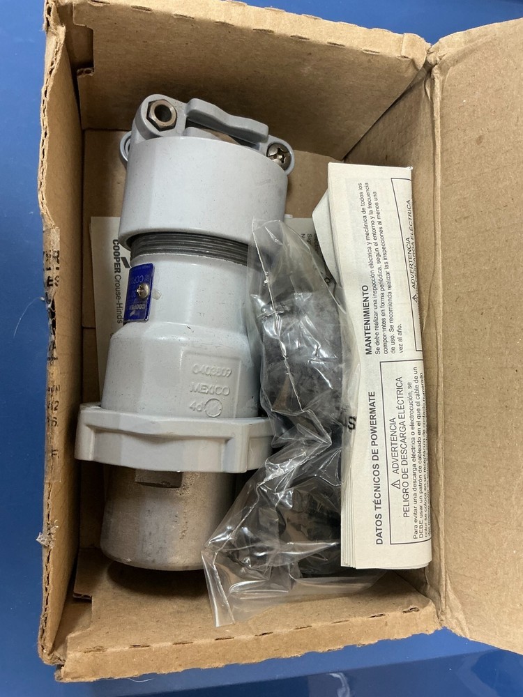 *FREE SHIPPING* CROUSE-HINDS CCP3023BC 30A 2W 3P 600VAC 250VDC POWERMATE PLUG