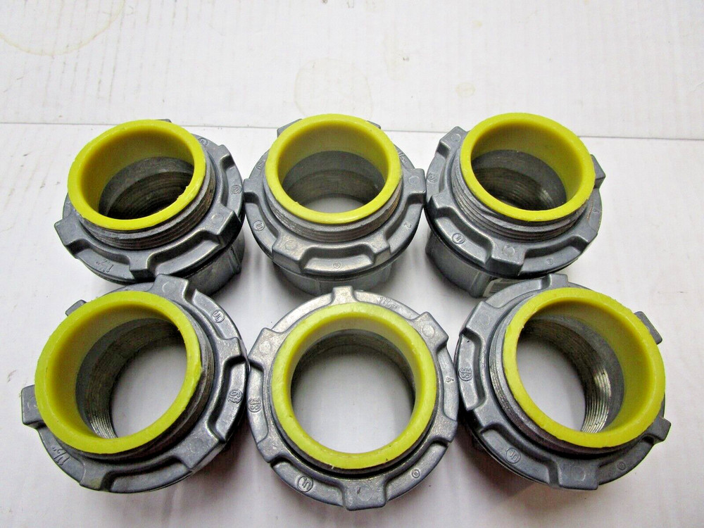 Conduit Hub, Indoor/Outdoor, Watertight, Zinc, 1 1/2”