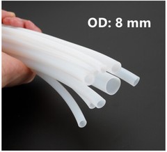 1meter 3ft PTFE / Tubing / Pipe hose 8 mm OD x 4 mm / 5 mm / 6 mm ID