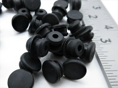 5/16” Rubber Panel Plug, Knockout Plug, Fits 1/16” Thick Materials 25 per Pack
