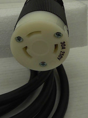 NEMA L6-30P -L6-30R WCG 3-00073-01 (Rev C) 30A 250V 12AWG – 12ft ~4m SJT Cable