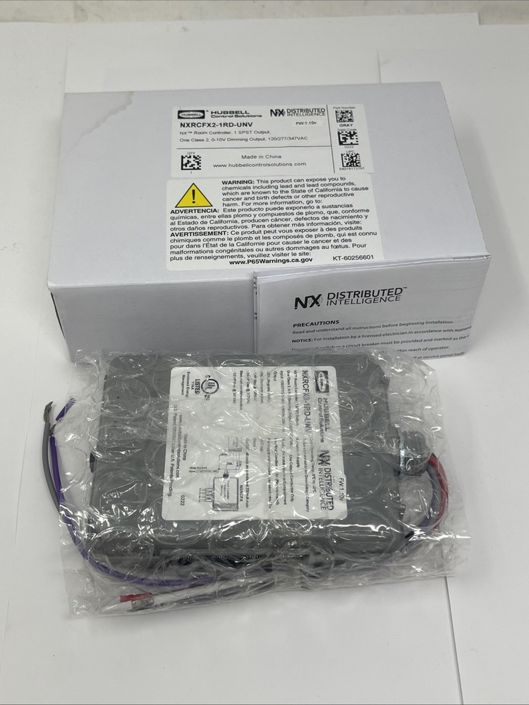 Hubbell NX Lighting Controls Room Controller NXRCFX2-1RD-UNV