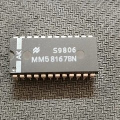 New MM58167BN Real Time Clock IC PDIP24 x 5pcs