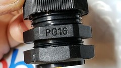 PG16 Waterproof Wire Cable Glands Clamp Black Plastic Connector 10 pcs Ships USA