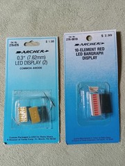 31 ARCHER RADIO SHACK NOS DIODES RESISTORS LEDS REGULATORS CAPACITORS MORE VTG.
