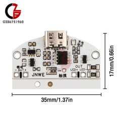 TYPE-C Desk Lamp Circuit Board USB Dimming LED Touch Night Light Control Module