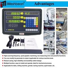 3 Axis Milling Machine Digital ReadOut DRO kit for Mill w Glass scales 1μm Linea