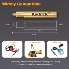 Heat Set Insert Tool,Tips for Threaded inserts M2 M2.5 M3 M2-M6 6 Tips, Brass