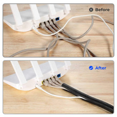 Resist Abrasion Split Wire Loom Conduit Wiring Sleeving Protection Harness Lot