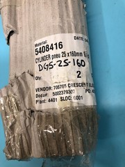 3 FESTO DGS-25-160 CYLINDER PNEUMATIC 25 X 160MM, 193965