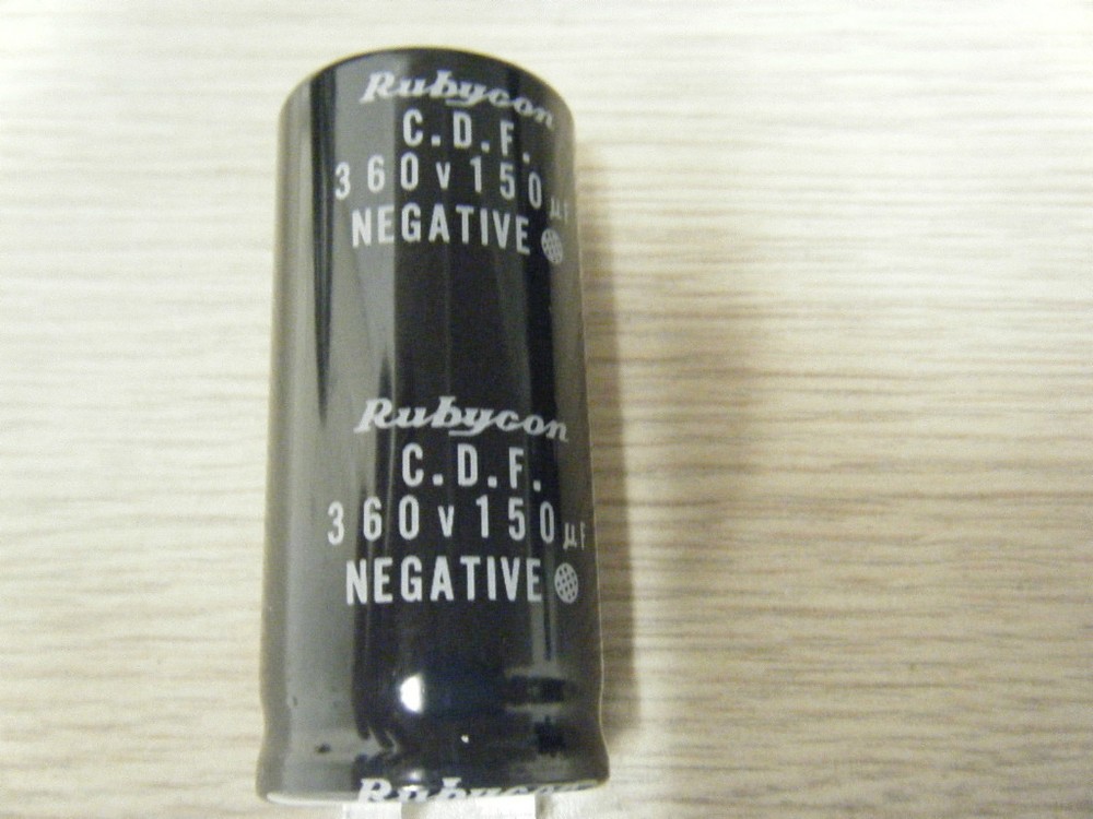 RUBYCON ELECTROLYTIC CAPACITOR CDF 360V 150UF NEGATIV