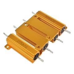 0.1-1000Ω Ohm 50/100W Watt Shell Power Aluminum Housed Case Wirewound Resistor