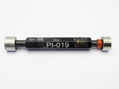 MG Marposs 14mm GO NO-GO Plug Gauge PI-019 P-0.050 NP+0.050 20 Degree C