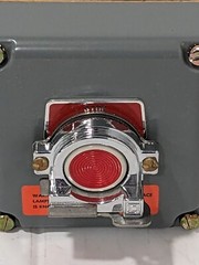 Square D Heavy Duty 600V AC Unit Control Station “Stop” 9001-KYK-15