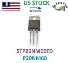 ST MICRO STP20NM60FD / STP20NM60FD P20NM60 P20NM60FD (BRAND NEW)