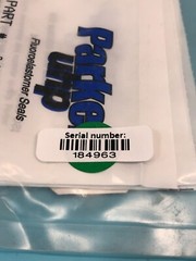 2 AMAT 3700-02443 O-RING, PARKER UHP 2-109-UHP, 184963