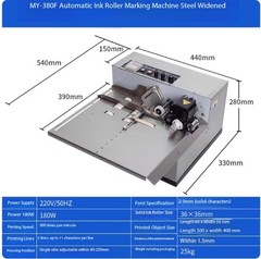 Automatic Ink Roller Marking Machine Label Packaging Printing and Coding Machine