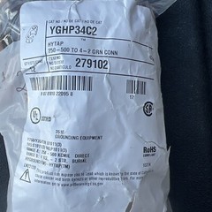 Burndy 250-500 KCMIL Direct Burial Tap Connector YGHP34C2