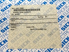 SICK ELECTRONIC WL9-N132 SENSOR GAMA CASSETTE, SNS1B0108 SENSOR REFL, 150641