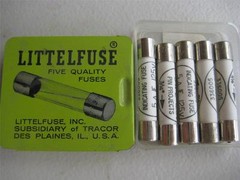 3 or 5 PACK Littelfuse 3AB Fuse 336 5A Indicating Pin Fast Blow 1/4″ x 1-1/4″