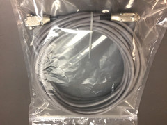 Alpha Wire 6010C, 22AWG 3PR Shield Cable 35 FT w/7-Pin Male/Female AMP Connector