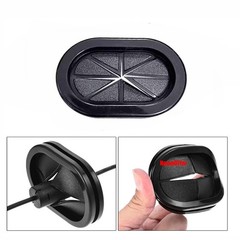 Black Oval Rubber Grommets Open Gromet Cable Wiring Protect Plugs Seals Bushes