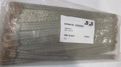 FLAT BRAIDED GROUND STRAP 12″ x 5/8″ TINNED COPPER CABLE 5/16″ 1/4″ POST HOLE