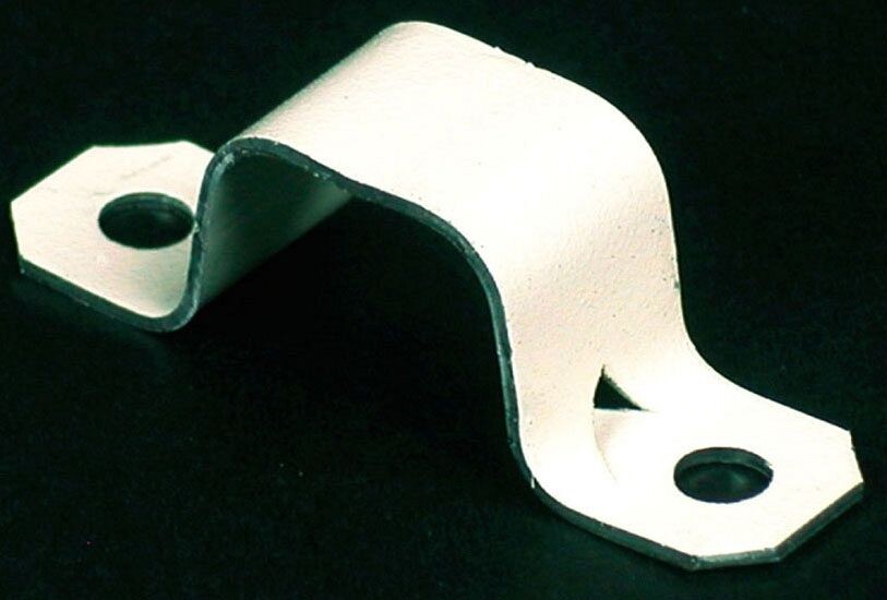 Wiremold V704, Ivory, Mounting Strap Fitting for 700 Series Raceway, 1 pc