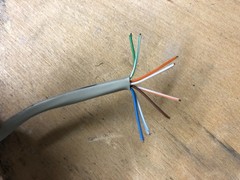 50′ Superior Essex 4 Pair 24 AWG Cat 3 Wire Cable