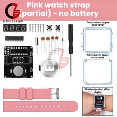 DIY Electronic Kit LED Digital Watch Kit DIY Clock Soldering Project Practice