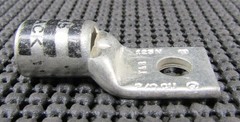 T & B 54160 600V/35KV AWG 2/0 BLACK 45 1-HOLE BARREL LUG – LOT OF 4 / NEW NO BOX