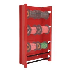 Heavy Duty Wire Spool Holder with 5 Rods Superior Strength Spool Storage Rack