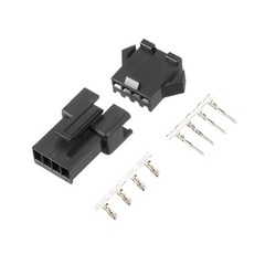 50 Pairs 2.54mm 4 Pin Male Female -SM Housing Crimp Terminal Connector