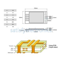 2.4G 22dBm 100mW nRF24L01P+PA+LNA Wireless Transmission Module Shielding