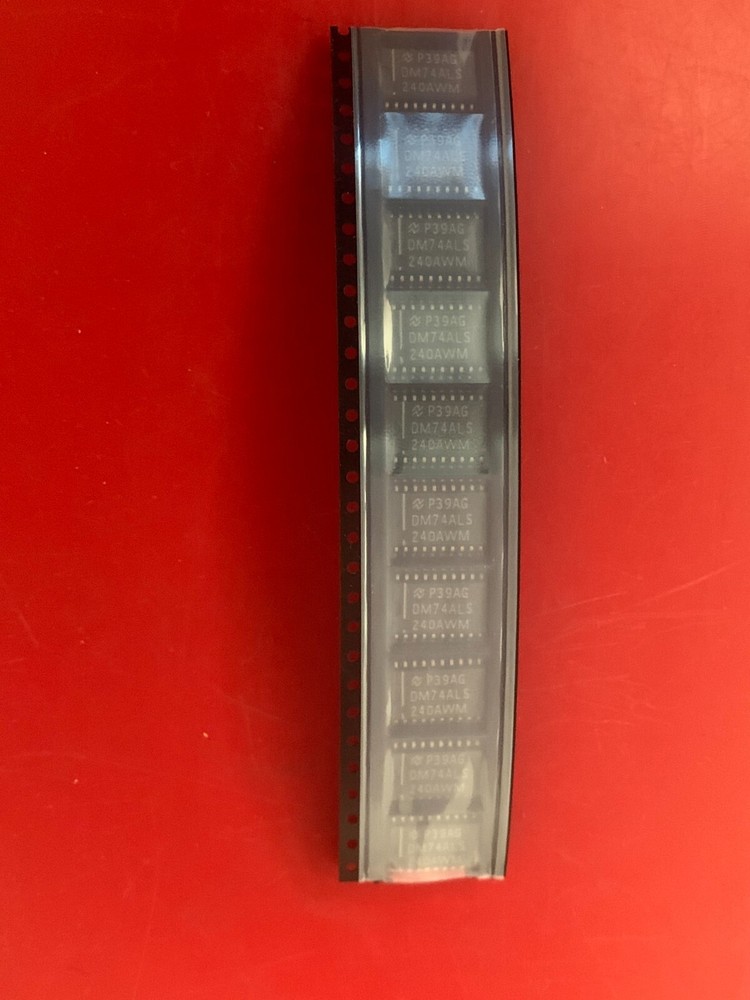10x DM74ALS240AWM NATIONAL SEMICONDUCTOR IC INVERTER DUAL 4-INPUT 20 PIN SOIC