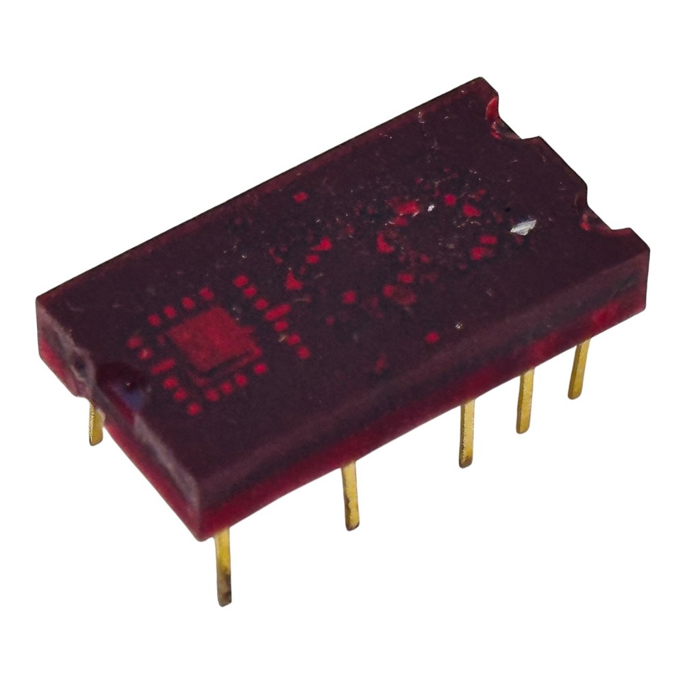 TEXAS INSTRUMENTS TIL311 SMART 7-SEGMENT NUMERIC LED DISPLAY 1-Char RED DIP NOS