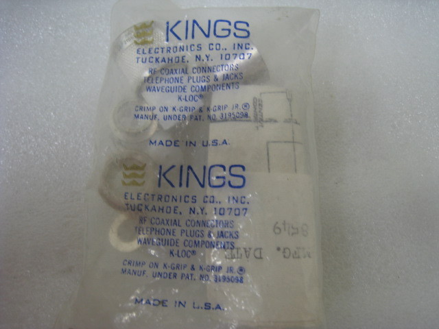 RF Coaxial Connector 90 Degree, Kings 81836, 39012/050101, KN-59-29B, 416191