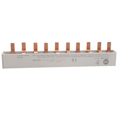 Allen Bradley 1492-A3B1 Bus Bar 3-Phase, 100A, 10 Pins *Cut into 7in Length*