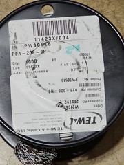 New TEW & C Wire PW30516 PFA-20F-JP 1000 FT. Awg:20