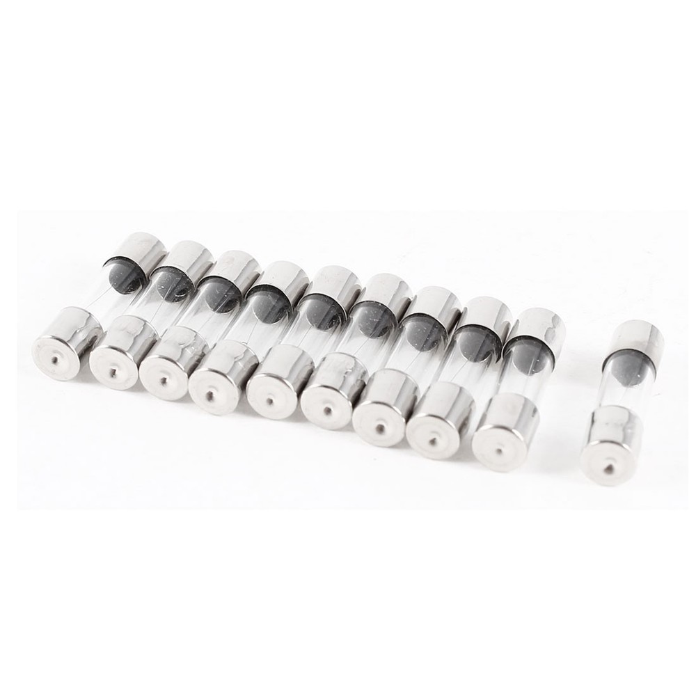 10pcs Quick Fast Blow 5x20mm Glass Tube Fuses 250V 0.5A