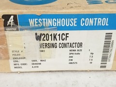 Westinghouse W201K1CF Advantage Contactor NEMA Size 1 120V Coil 10HP 575V Max
