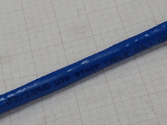 General Cable 7143800 23/4P GenSPEED 10 UTP Cat6A 10GX 10G Riser Blue /50ft