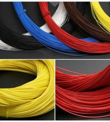 28/30 AWG PTFE Silver-plated Copper Wire Stranded Headphone Cable 200°C Colorful