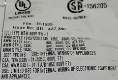 Southwire #18awg Stranded Tinned Copper UL-1015/1230/1032 Lead Wire Green /100ft
