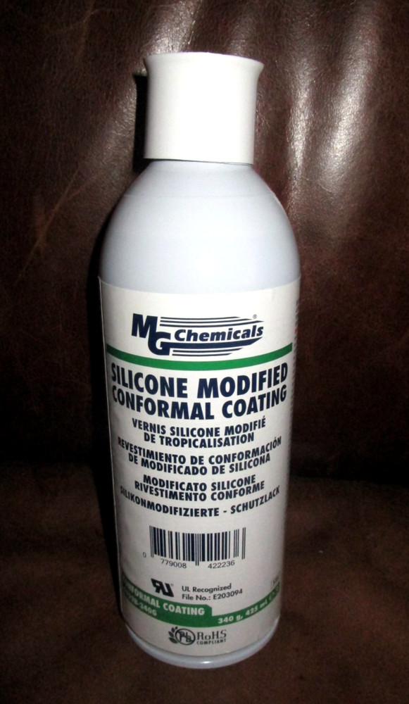 MG Chemicals Silicone Conformal Coating, Clear, 340 gram Aerosol (422B-340G)