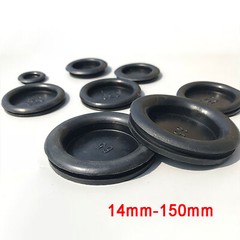 14mm-150mm Black Blanking Rubber Grommets Closed Blind Grommet Plugs Bung