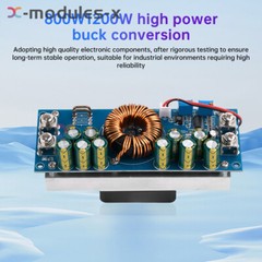 800W/1200W DC-DC Adjustable Buck Power Module DC15V-90V to DC2.5V-72V 28A/50A